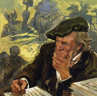 Wagner começou a fazer discursos revolucionários e teve que fugir para Weimar de English School