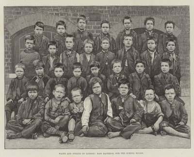 Waifs e Strays of London, Matéria-prima para o Conselho Escolar (gravação) de English School