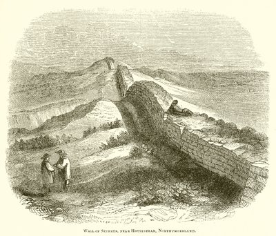 Parede, de, severus, perto, Housestead, northumberland de English School