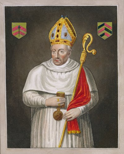 Walter de Merton (d.1277), depois de uma pintura na Galeria Bodleian de English School