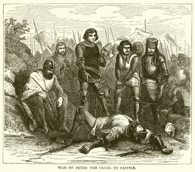 Guerra de Pedro, o Cruel em Castela de English School