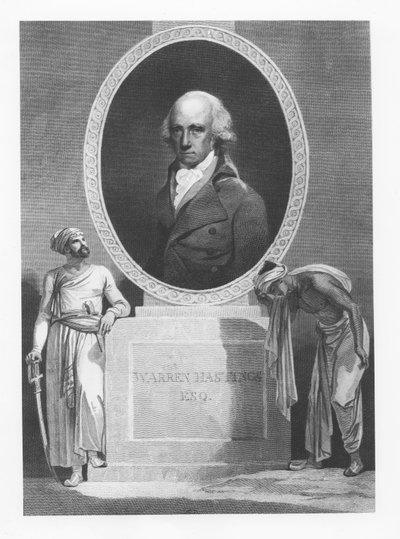 Warren Hastings (gravura) de English School