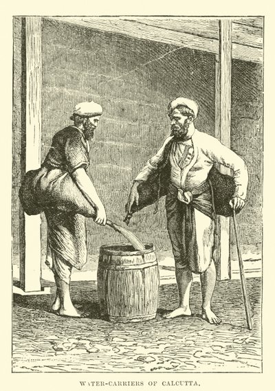 Portadores de água de Calcutá de English School