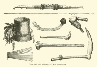 Armas e ornamentos, Nova Caledônia de English School