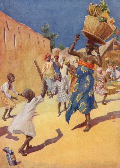 "Bem atingido, senhor!" (cor litho) de English School