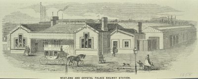 Estação ferroviária West End e Crystal Palace, Queenstown Road de English School