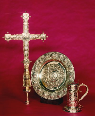 Peças de altar de ouro da Abadia de Westminster (ouro) de English School
