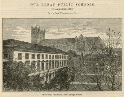 Dormitório de Westminster, do College Garden de English School