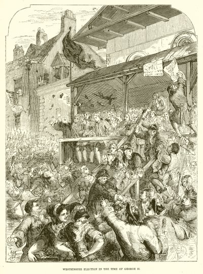 Eleição de Westminster no tempo de George II de English School
