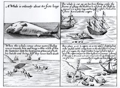 Baleeira em Spitzbergen em 1611 de English School
