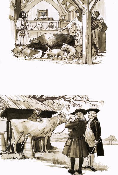 Quando os animais foram julgados no tribunal de English School