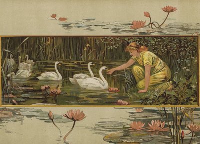 Onde crescem os nenúfares (cromolitho) de English School