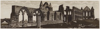 Abadia de Whitby (litho) de English School