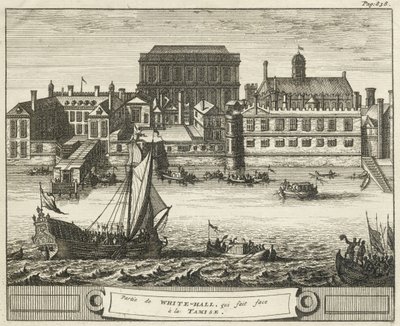 Whitehall, Westminster, Londres, Reino Unido (gravura) de English School