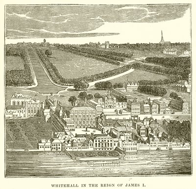 Whitehall no Reino de James I de English School