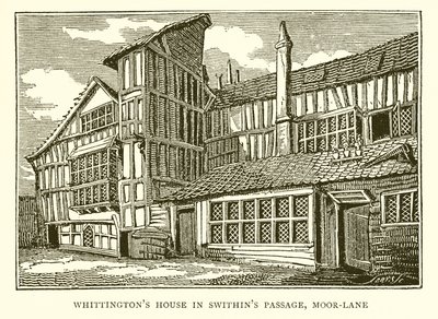 Whittingtons House em Swithins Passage, Moor-Lane de English School