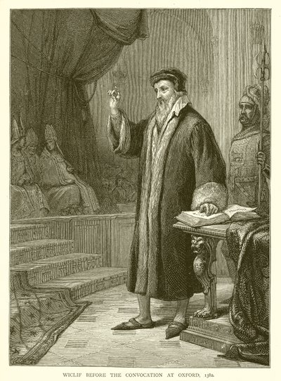 Wiclif antes da convocação em Oxford, 1382 de English School