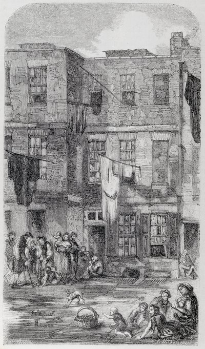 Wild Court, ao largo da Great Wild Street, Drury Lane de English School