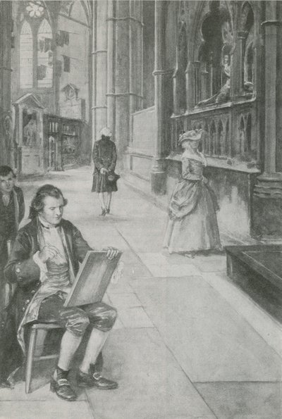 William Blake aprende a desenhar imagens de English School