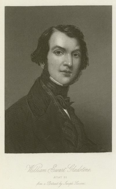William Ewart Gladstone, Aetat 31 (gravura) de English School