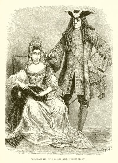Guilherme III de Orange e Queen Mary de English School