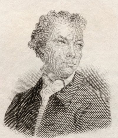 William Julius Mickle, do &39;Crabb&39;s Historical Dictionary&39;, publicado em 1825 de English School