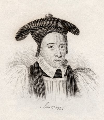 William Juxon, do &39;Crabb&39;s Historical Dictionary&39;, publicado em 1825 (lito) de English School