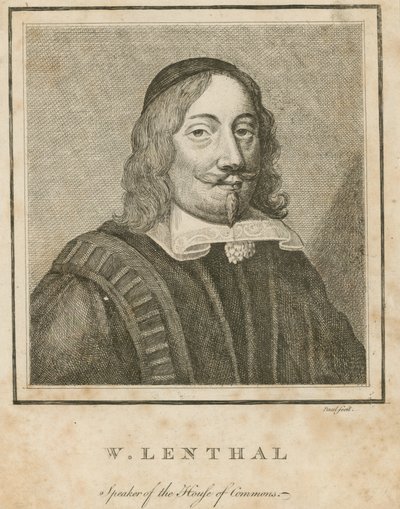 William Lenthal, presidente da Câmara dos Comuns de English School