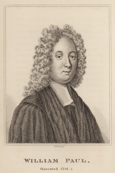 William Paul, executado em 1716 de English School