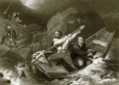 William Tell salvando Baumgarten de English School