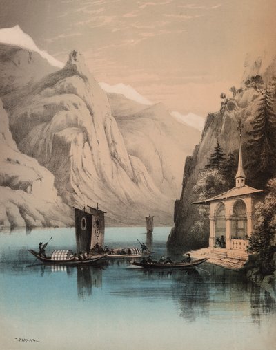 William Tells Chapel (cor litho) de English School
