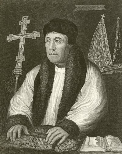 William Warham, arcebispo de Canterbury de English School