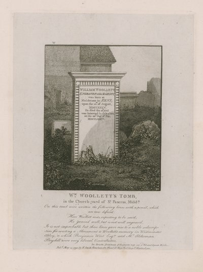 Túmulo de William Woolletts de English School