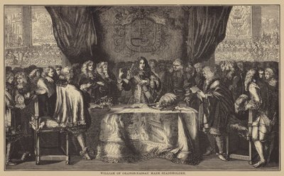Guilherme de Orange-Nassau como Stadtholder (gravura) de English School