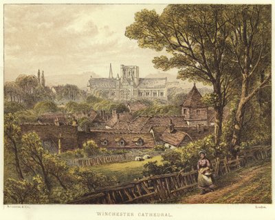 Catedral de Winchester em Winchester de English School