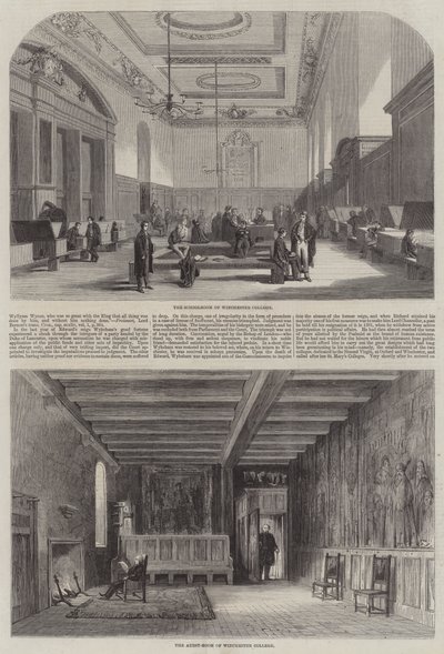 Winchester College (gravura) de English School