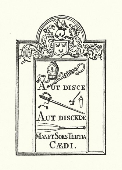 Winchester College: Aut Disce Aut Discede (gravura) de English School