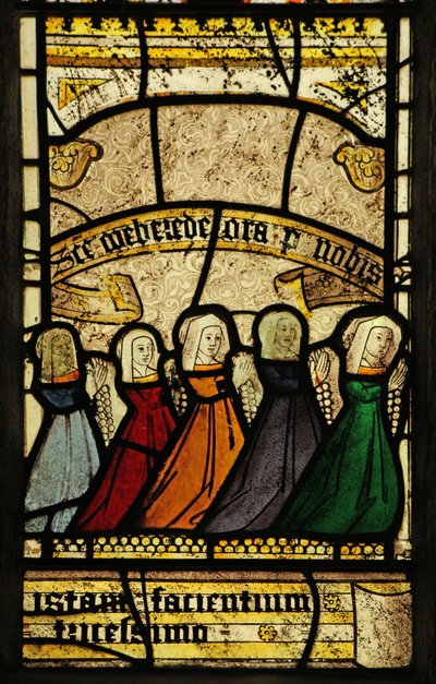 Fenster n3 mit Stiftern von English School