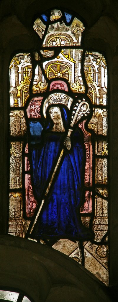 Janela s7 representando St Etheldreda de English School