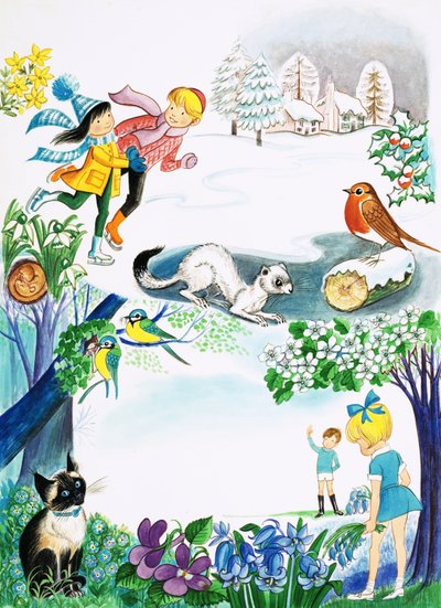 Inverno e primavera de English School
