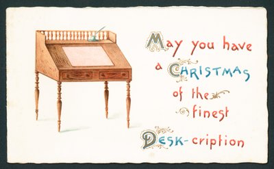 Mesa De Madeira, Christmas Card de English School