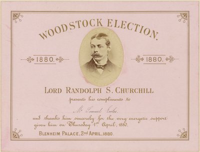 Eleição de Woodstock 1880 de English School