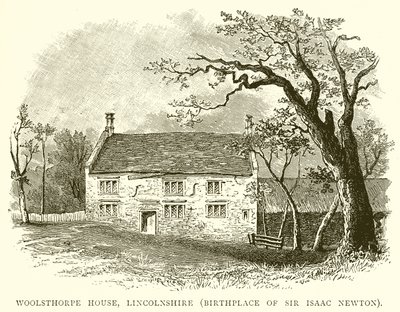 Woolsthorpe House, Lincolnshire (Local de nascimento de Sir Isaac Newton) de English School