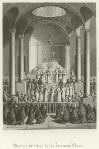 Adoração de acordo com a Igreja Armênia de English School