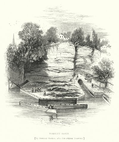 Bacia de Worsley (gravura) de English School