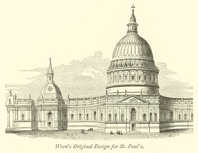 Projeto original de Wrens para St Pauls de English School