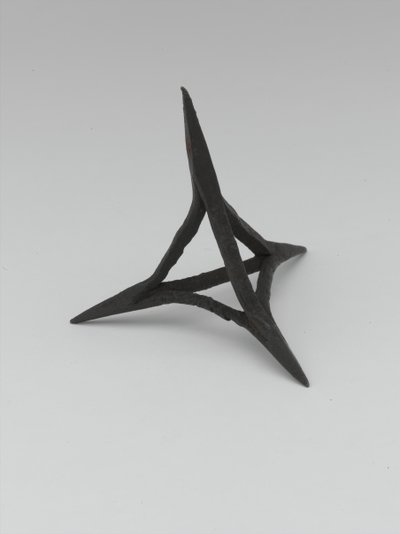 Caltrop de ferro forjado, século XVI de English School