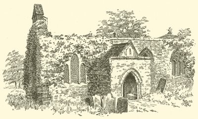 Igreja de Wycliffe (gravura) de English School
