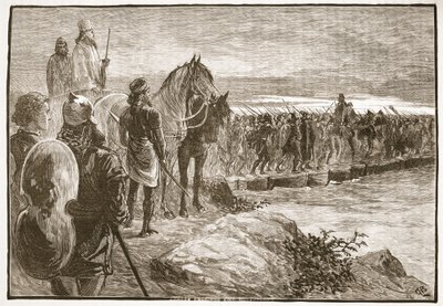 Xerxes cruzando o Helesponto de English School