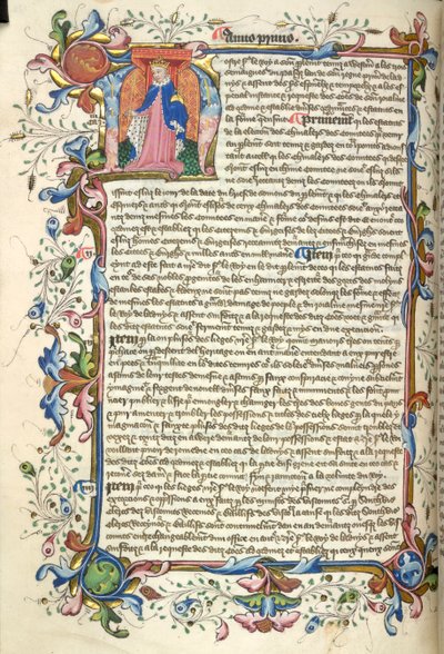 Yates Thompson 48, f.172v Historiated 